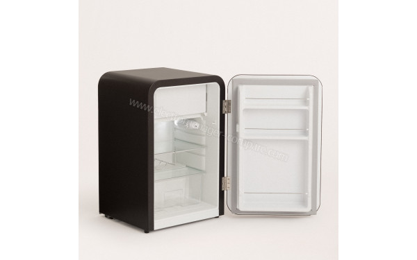 CREATE Retro Fridge 107L Black Noir - Vue de l'int&eacute;rieur