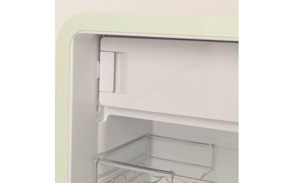 CREATE Retro Fridge 107L Black Vert Pastel - Bac cong&eacute;lateur