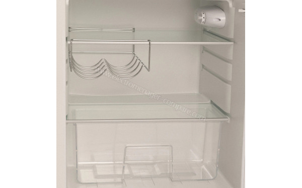 CREATE Retro Fridge 107L Marbre Vert Pastel - Vue de l'int&eacute;rieur