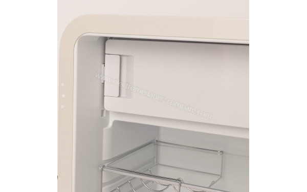 CREATE Retro Fridge 107L Or Beige - Bac cong&eacute;lateur