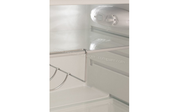 CREATE Retro Fridge 107L Terracotta Blanc Cass&eacute; - Panneau de commandes