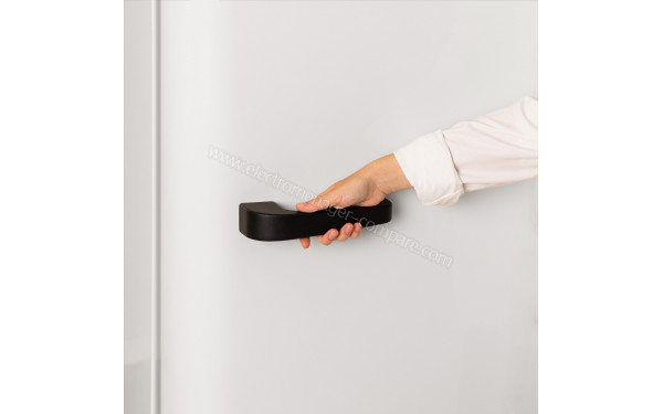 CREATE Retro Fridge 281L Black Blanc - Poign&eacute;e noire