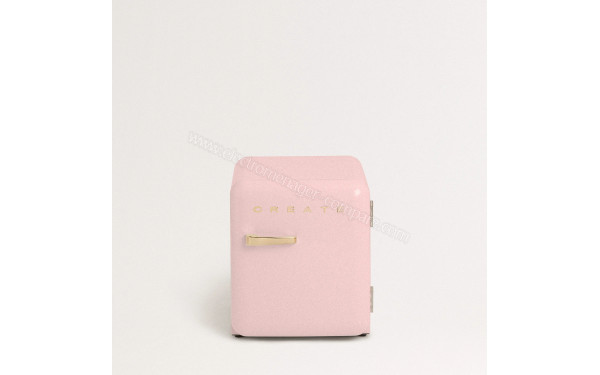 CREATE Retro Fridge 48L Or Rose - Vue de face