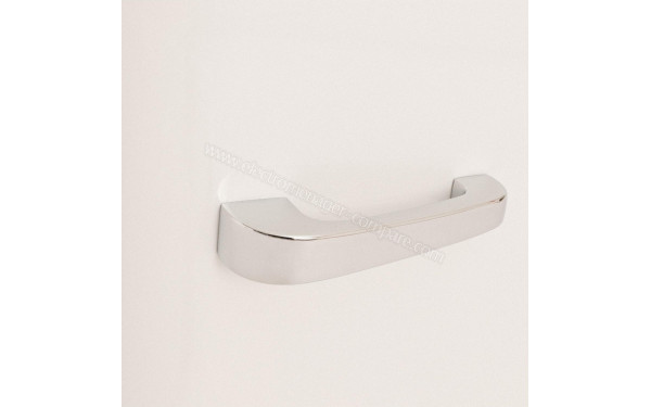 CREATE Retro Fridge 48L Argent Blanc - Zoom sur la poign&eacute;e