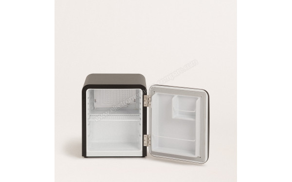 CREATE Retro Fridge 48L Black Noir - Vue de l'int&eacute;rieur