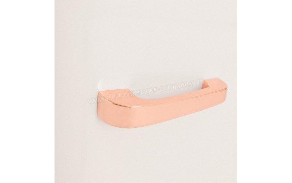 CREATE Retro Fridge 48L Rose Gold Blanc - Zoom sur la poign&eacute;e