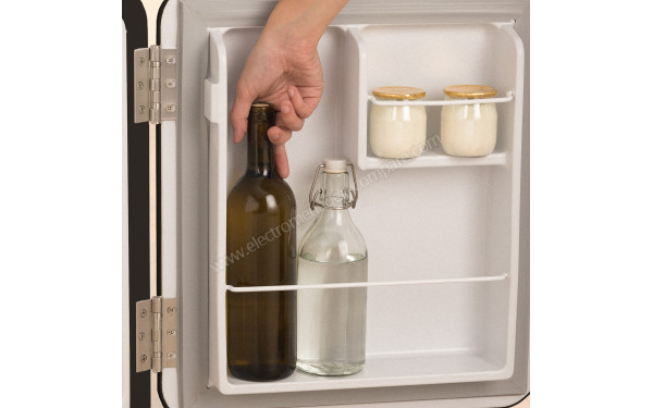 CREATE Retro Fridge 48L Rose Gold Noir - Mise en situation