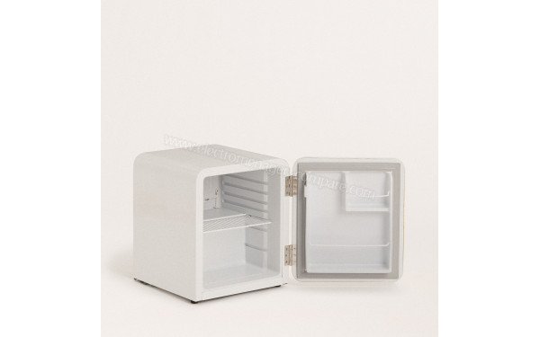 CREATE Retro Fridge 48L Marbre Blanc - Vue de l'int&eacute;rieur