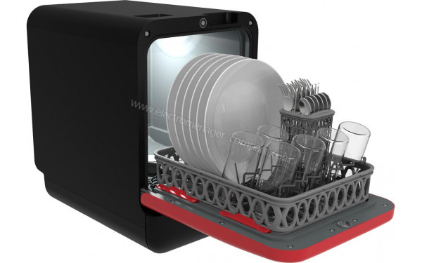 DAAN TECH Bob Pack Premium Rouge - Vue de l'int&eacute;rieur