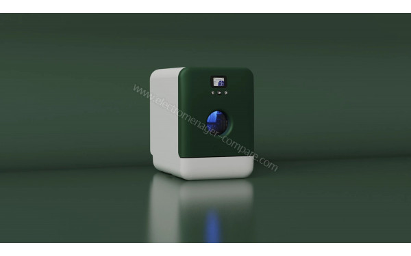 DAAN TECH Bob Vert de Chrome et Blanc - Vue 3/4 gauche