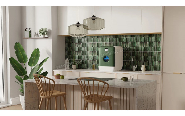 DAAN TECH Bob Vert de Chrome et Blanc - Mise en situation