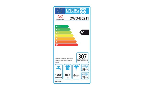 DAEWOO DWD-E6211 - &Eacute;tiquette &eacute;nergie