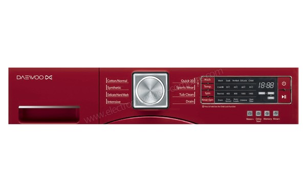 DAEWOO DWD-LD141DCS - Panneau de commandes
