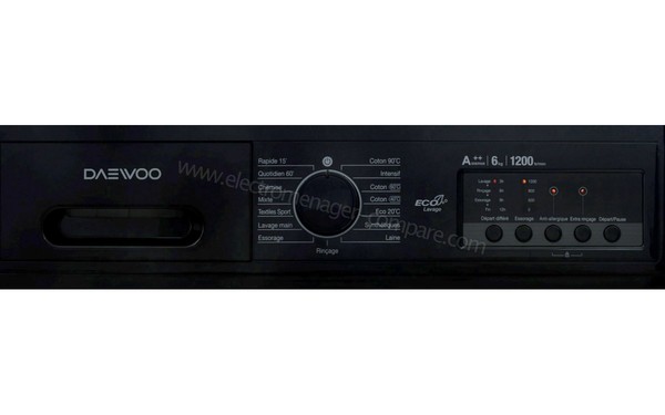 DAEWOO DWD-MV122K - Panneau de commandes