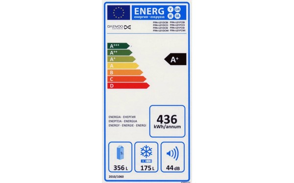 DAEWOO FRN-U21DCBI - &Eacute;tiquette &eacute;nergie