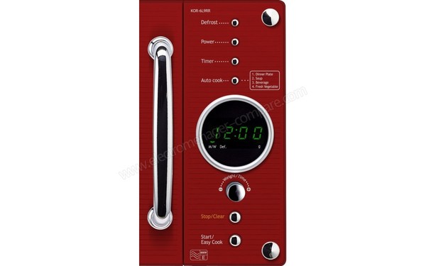 DAEWOO KOR-6L9RR - Panneau de commandes