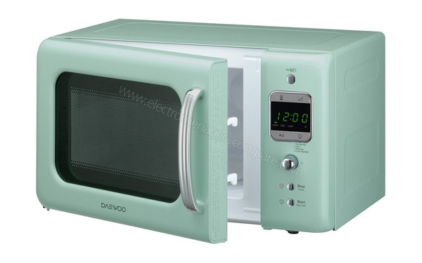 DAEWOO KOR-6LBRMT - Vue 3/4 droite porte ouverte