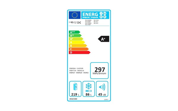 DAEWOO RN-361W - &Eacute;tiquette &eacute;nergie