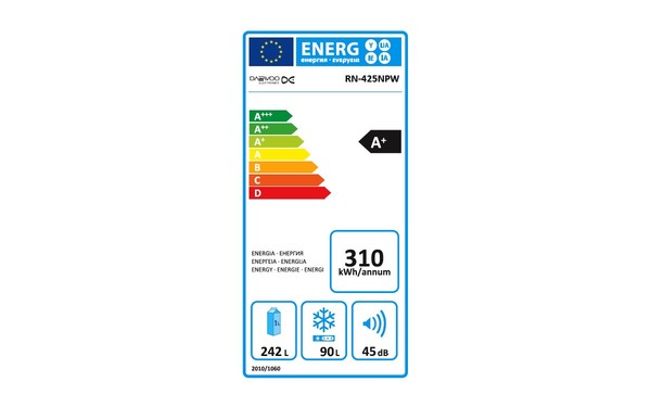 DAEWOO RN-425NPW - &Eacute;tiquette &eacute;nergie
