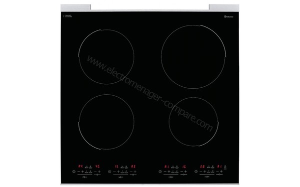 DE DIETRICH DCI1594X - Vue du dessus (cr&eacute;dit : Darty)