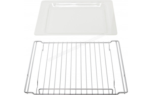 DE DIETRICH DKC7340X - Vue de la grille et du l&egrave;chefrite
