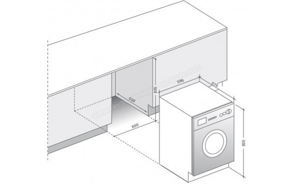 DE DIETRICH DLZ1854I - Dimensions