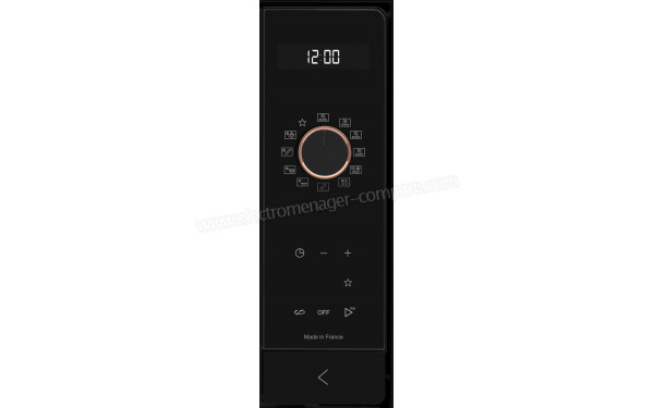 DE DIETRICH DME4310H - Panneau de commandes (cr&eacute;dit : Boulanger)