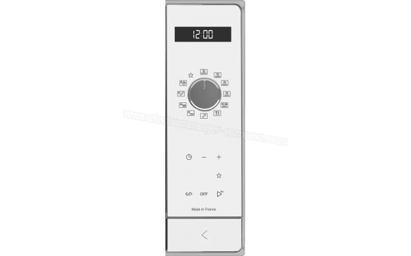 DE DIETRICH DME4310W - Panneau de commandes (cr&eacute;dit : Boulanger)