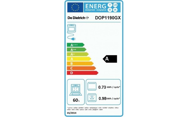 DE DIETRICH DOP1190GX - &Eacute;tiquette &eacute;nergie