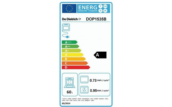 DE DIETRICH DOP1535B - &Eacute;tiquette &eacute;nergie