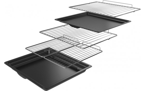 DE DIETRICH DOP4746HT - Vue des grilles et des l&egrave;chefrites