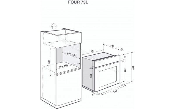 DE DIETRICH DOP4756B - Dimensions