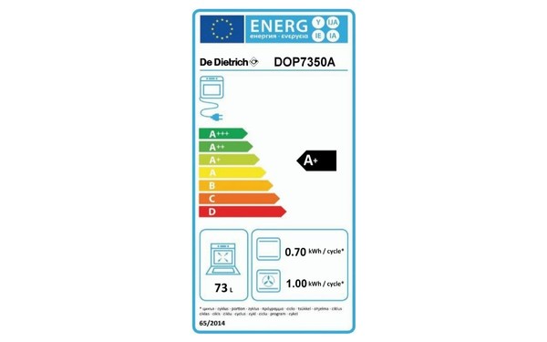 DE DIETRICH DOP7350A - &Eacute;tiquette &eacute;nergie