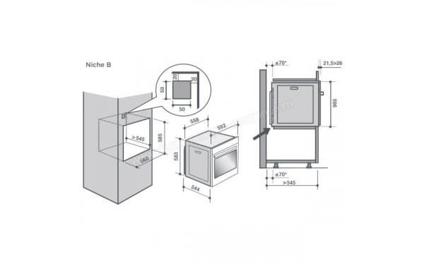 DE DIETRICH DOP8360W - Sch&eacute;ma technique