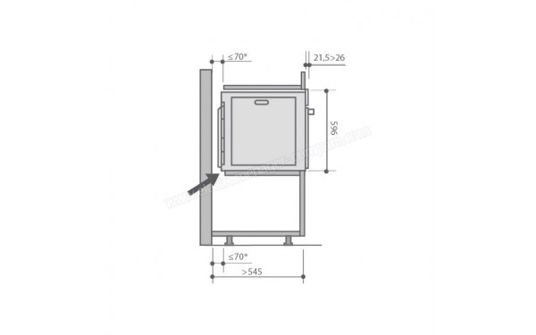 DE DIETRICH DOP8574G - Dimensions