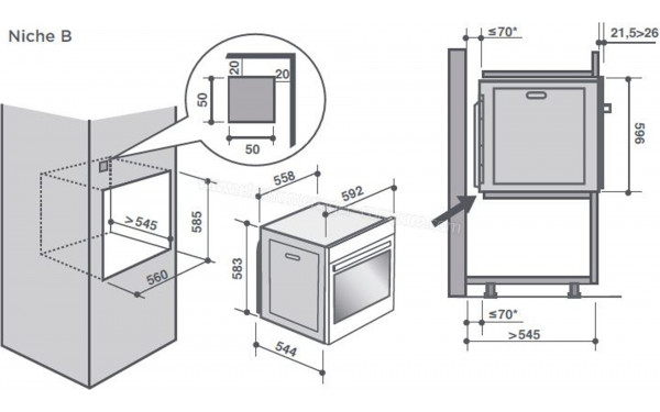 DE DIETRICH DOP8575X - Sch&eacute;ma technique
