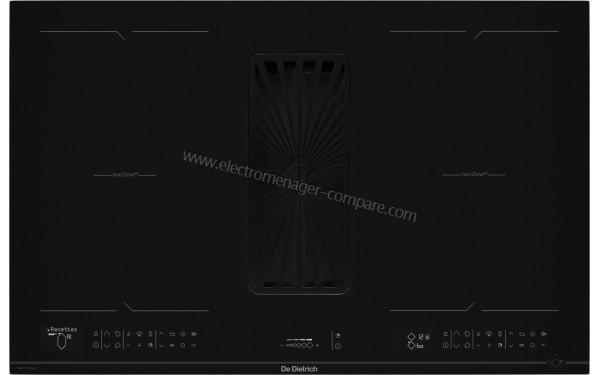 DE DIETRICH DPH4840BT - Vue du dessus (cr&eacute;dit : Boulanger)