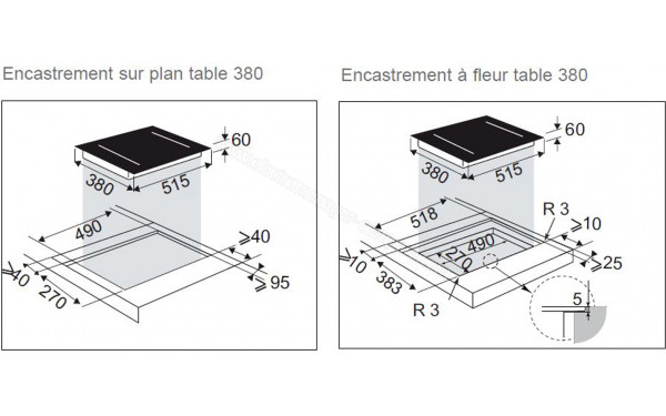 DE DIETRICH DPI4230X - Dimensions