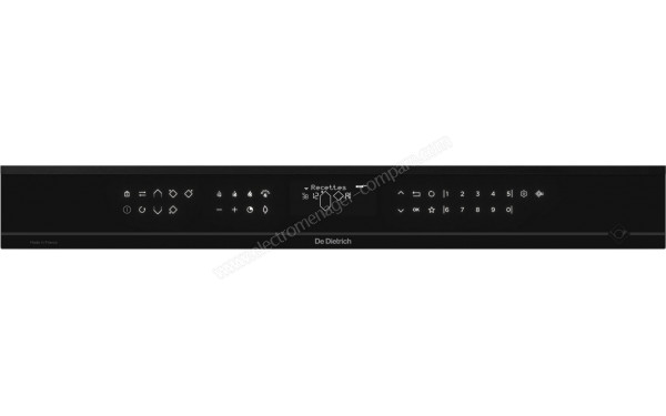 DE DIETRICH DPI4332BP - Panneau de commandes (cr&eacute;dit : Boulanger)