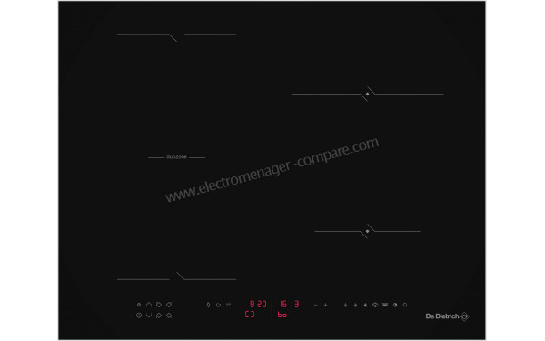 DE DIETRICH DPI4410B - Vue du dessus