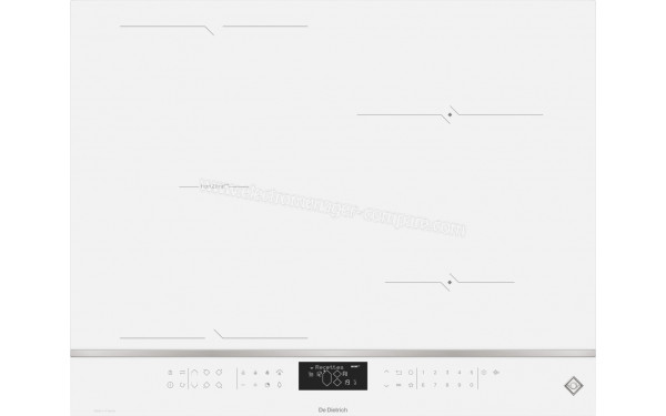 DE DIETRICH DPI4431W - Vue du dessus