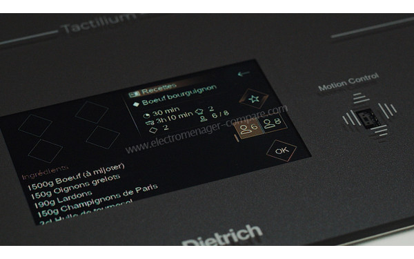 DE DIETRICH DPI4451GT - Vue des programmes