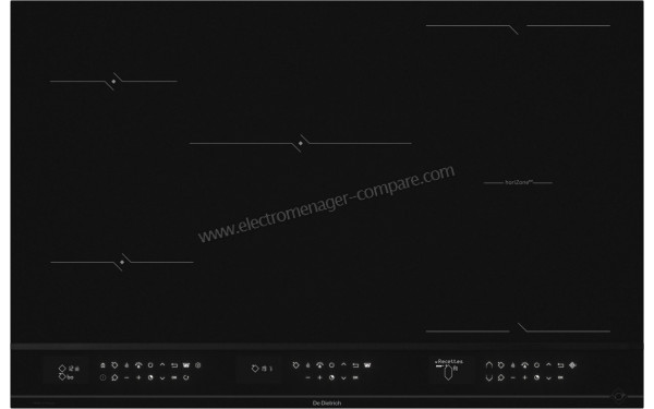 DE DIETRICH DPI4832B - Vue du dessus