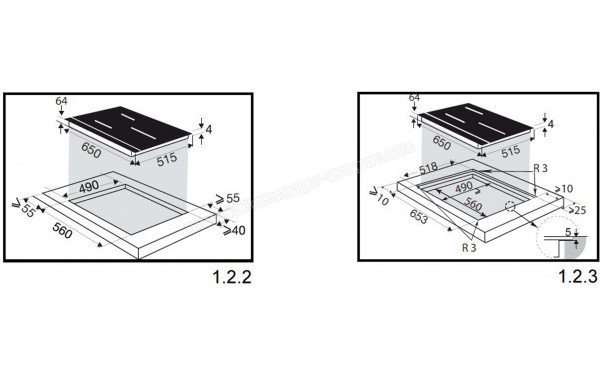 DE DIETRICH DPI7535B - Sch&eacute;ma technique