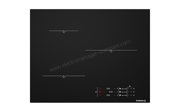DE DIETRICH DPI7540B - Vue du dessus