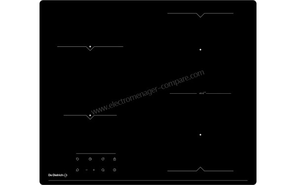 DE DIETRICH DPV265HB - Vue du dessus