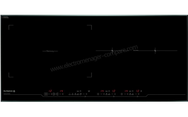 DE DIETRICH DTI1089VE - Vue du dessus