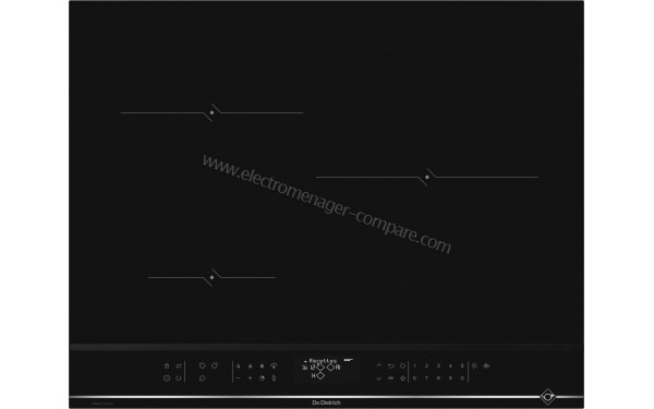 DE DIETRICH DTRI432X - Vue du dessus