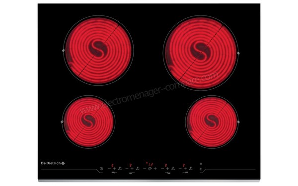 DE DIETRICH DTV1120X - Vue du dessus