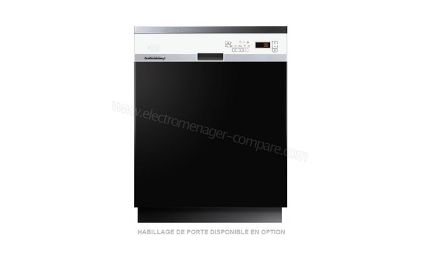 DE DIETRICH DVH1054W - Vue de face